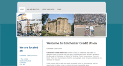 Desktop Screenshot of colchestercreditunion.co.uk